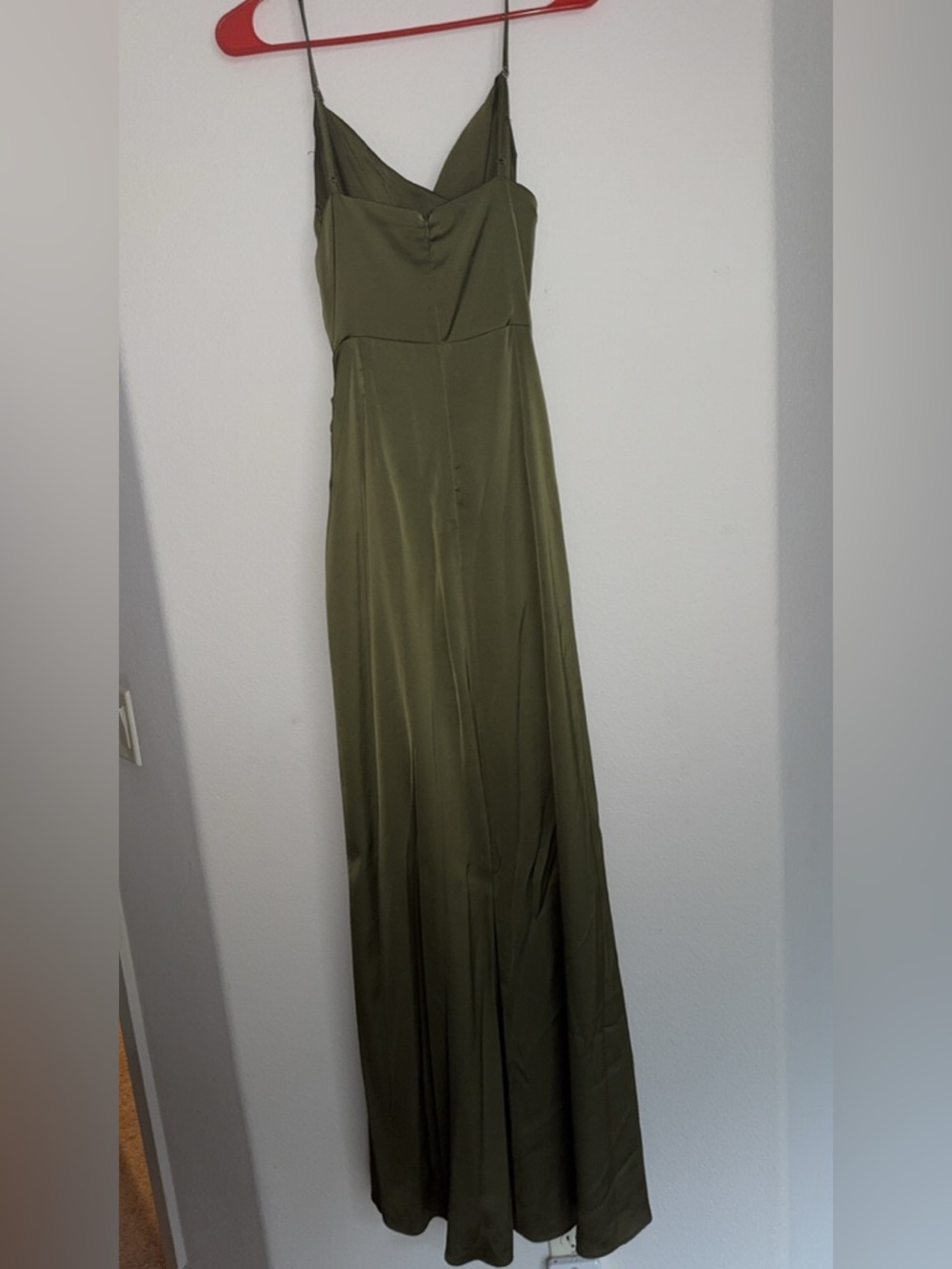 BIRDY GREY: BRIDESMAID DRESS MARTINI GREEN - MATTE SATIN -
STYLE: the Lydia - Picture 5 of 11